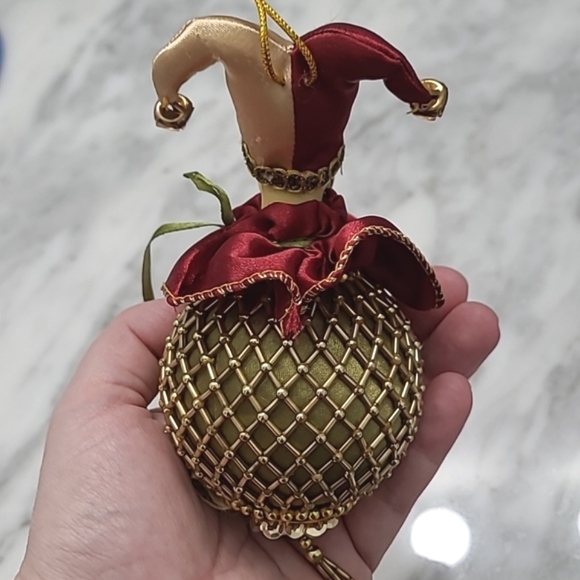 Wayne Kleski Katherine's Collection Jester Ball Ornament Jelwel Tones - Picture 6 of 11